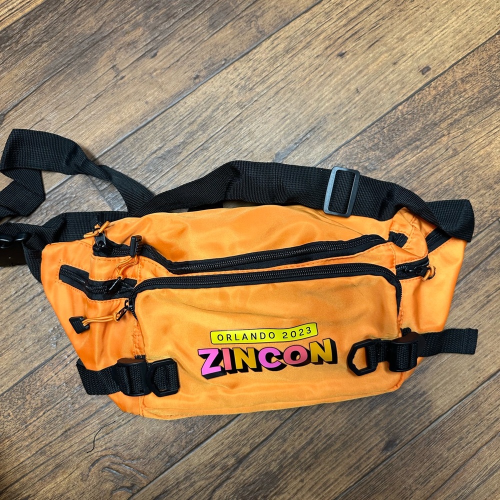 Zumba Fitness Vibrant Orange Crossbody Bag
